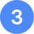 A blue circle with a 2 in the centre.
