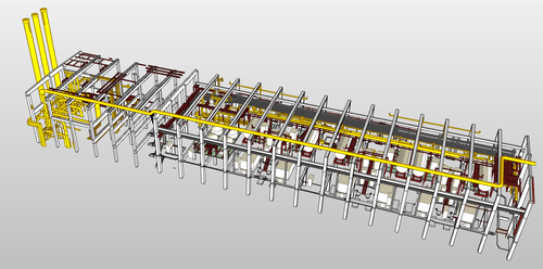 BIM Modell Industrieanlage