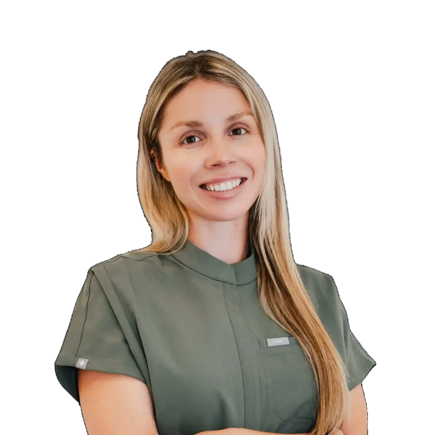 Carolane Lavigne, infirmière à Experience Care, portrait détouré