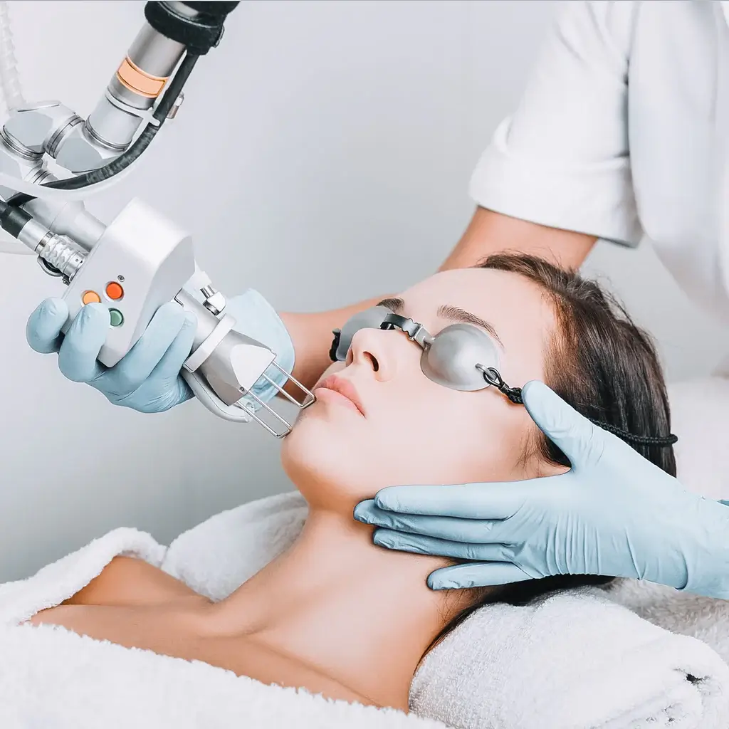 CoolPeel mode for periorbital rejuvenation