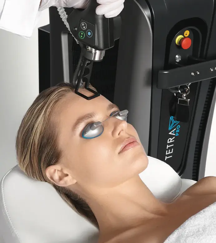 Laser CO2 Tetra PRO at Clinique CARE — eyelid rejuvenation and lesion removal