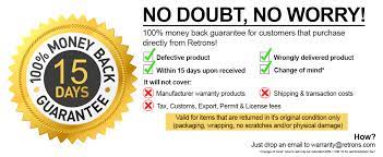 Money Back Guarantee - Retrons