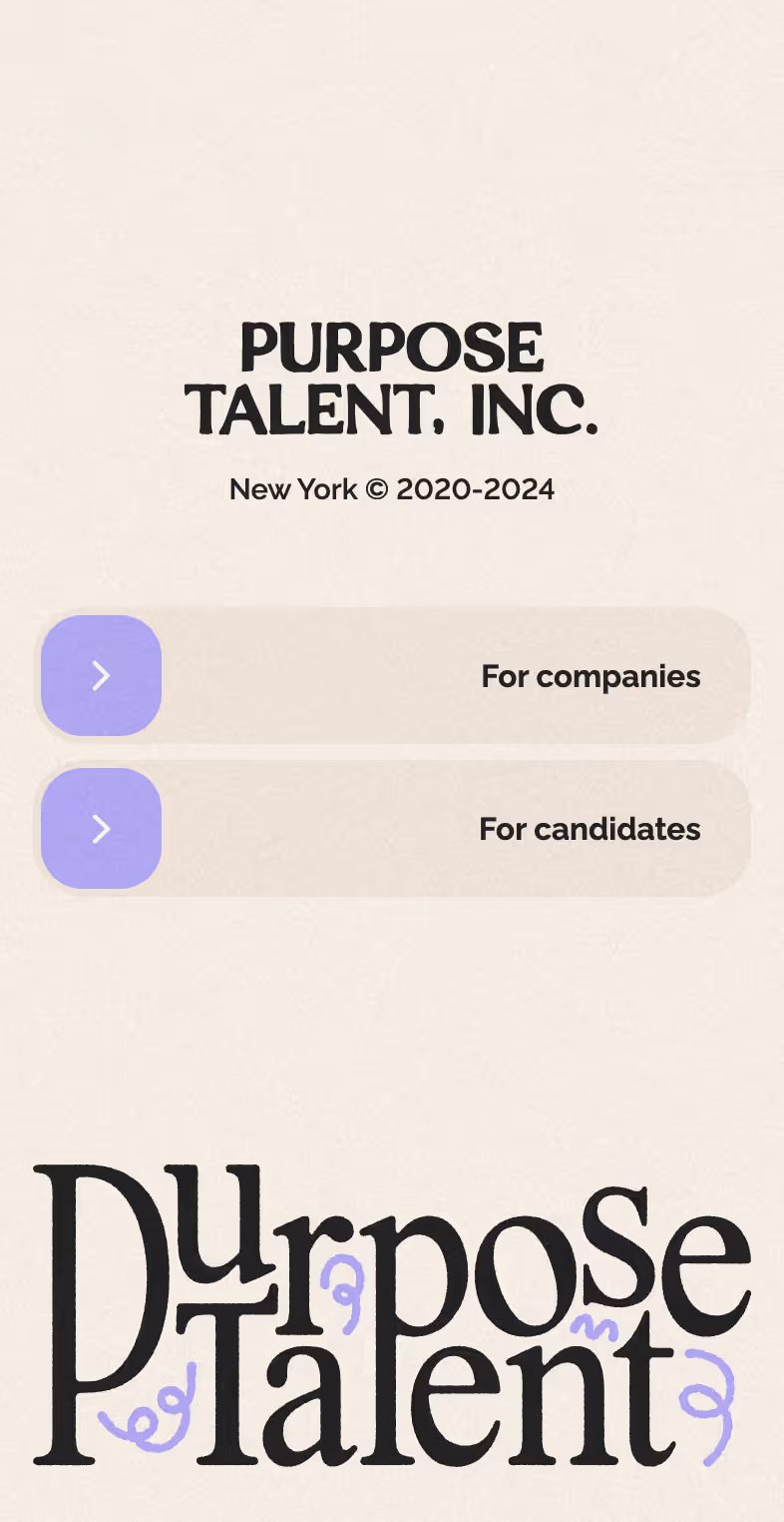 Purpose Talent
