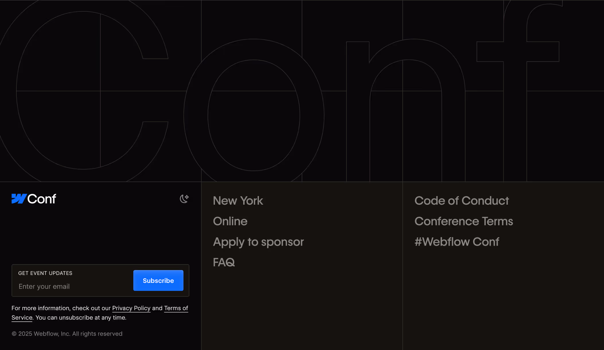 Webflow Conf