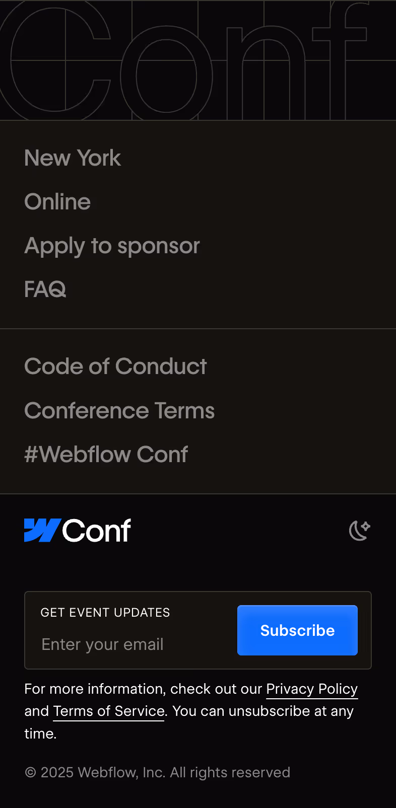 Webflow Conf