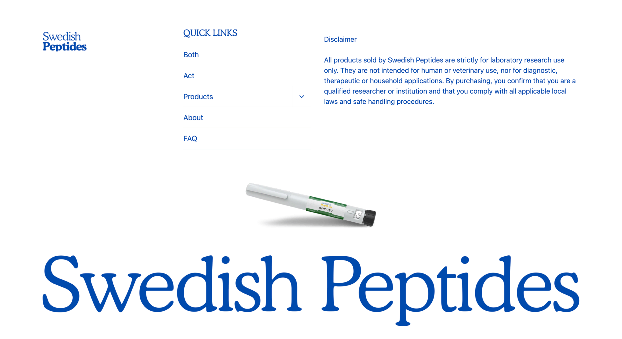 Swedish Peptides