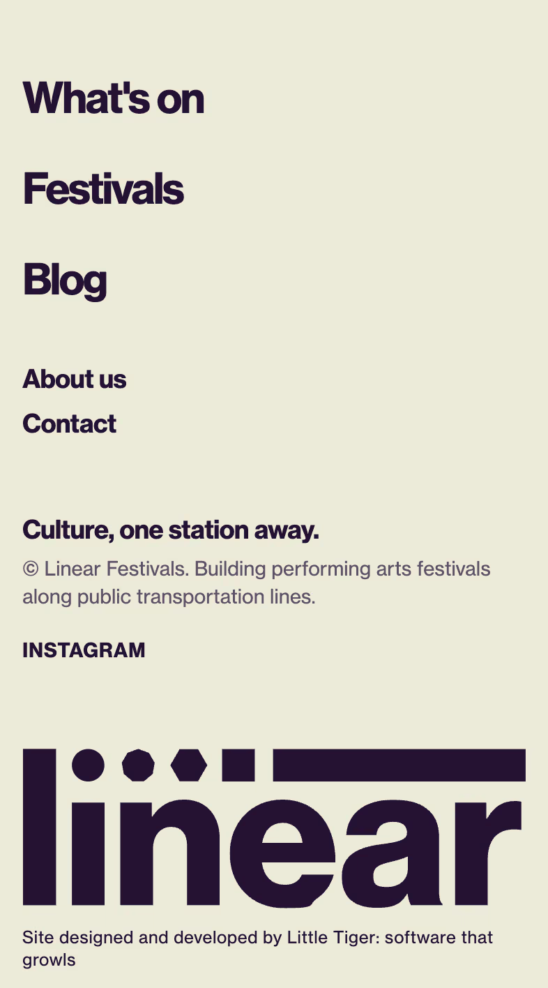 Linear Festivals