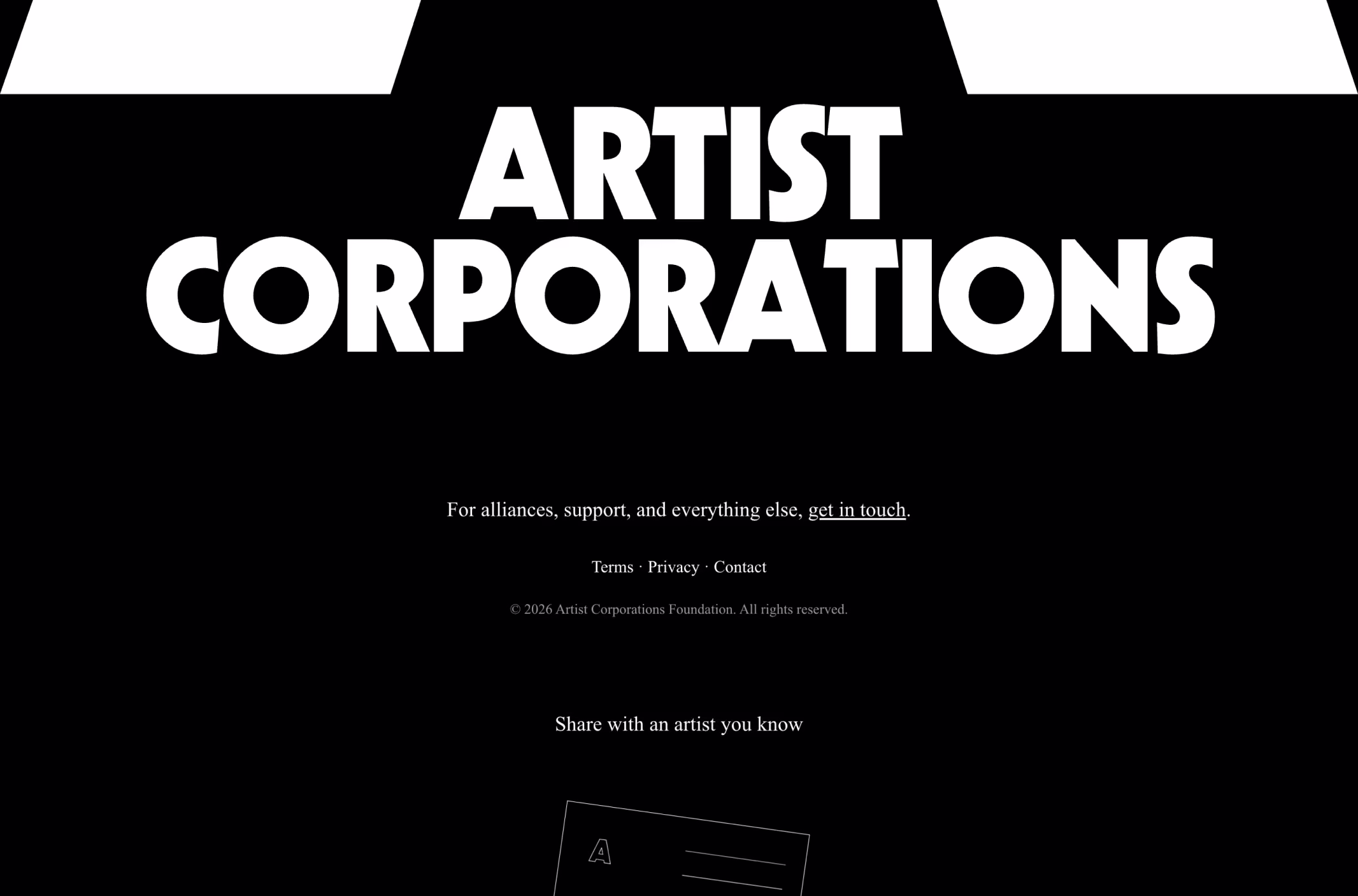 Artist Corporations