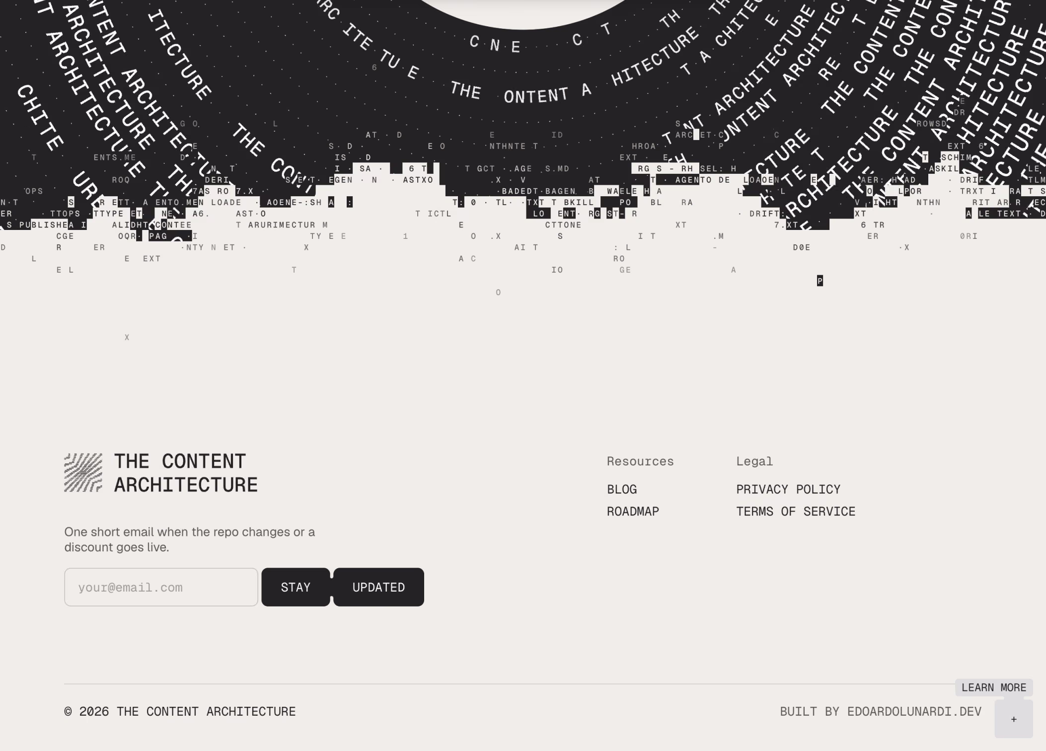 The Content Architecture