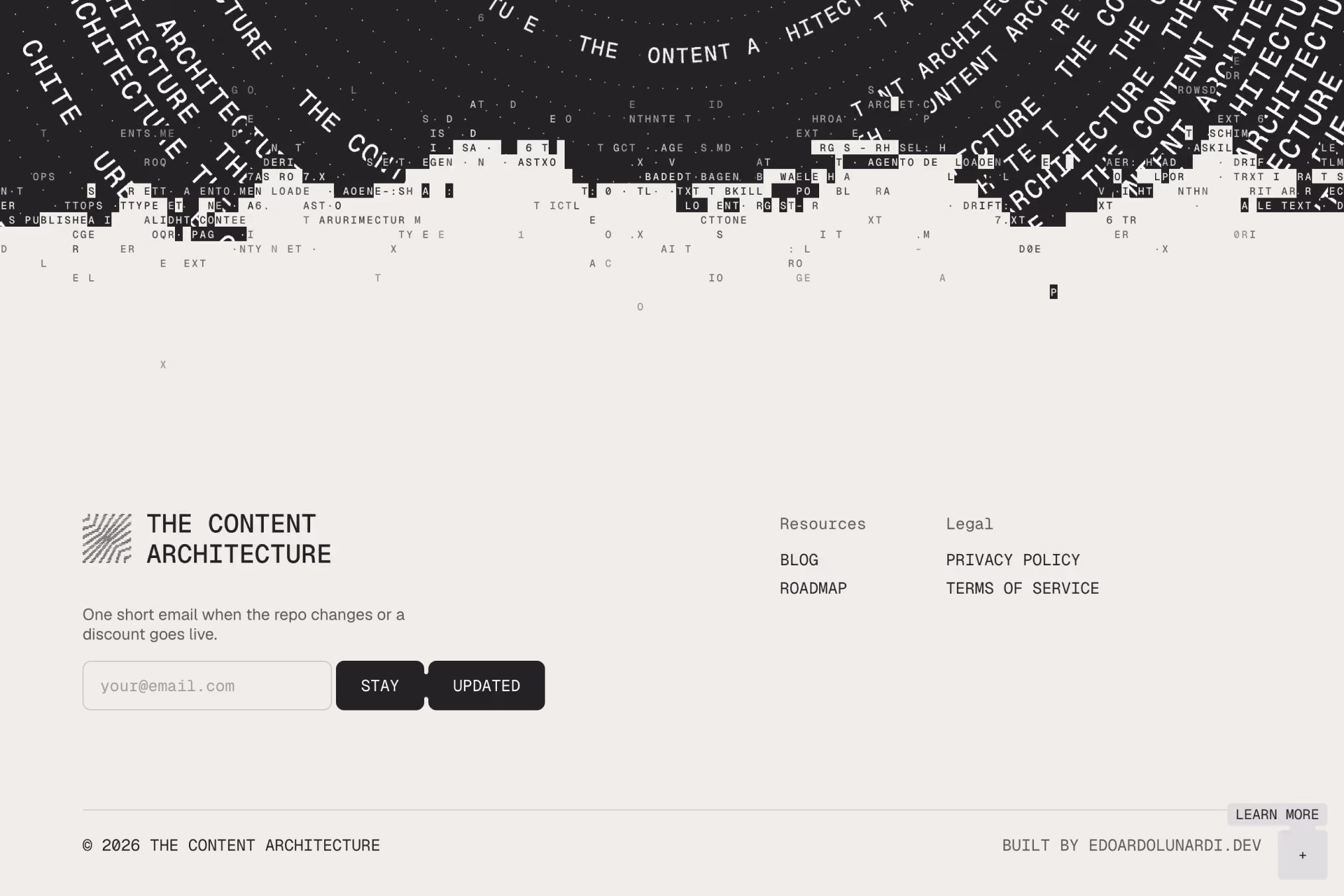The Content Architecture