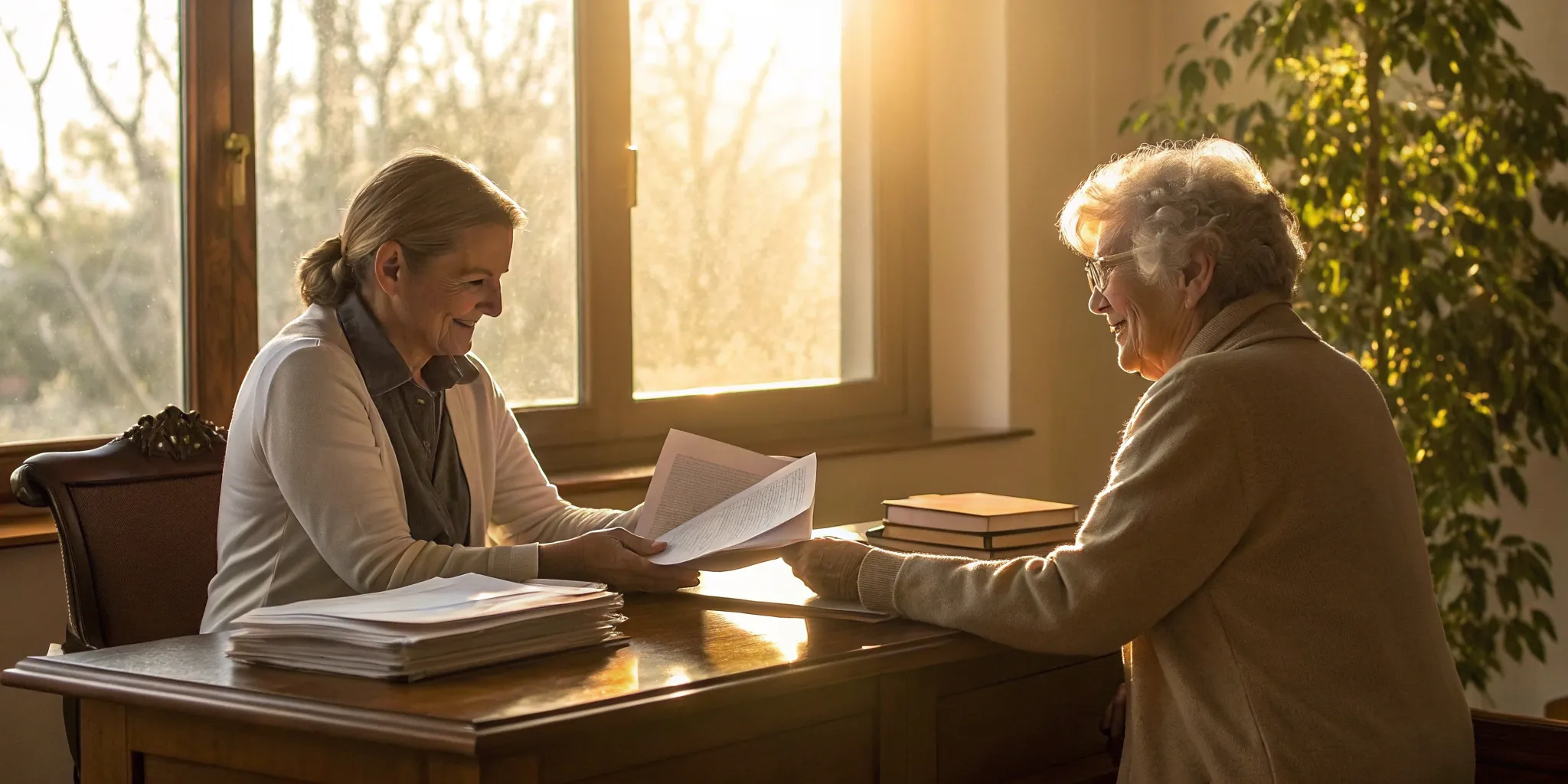 A medical bill advocate helps a patient understand a confusing medical bill.