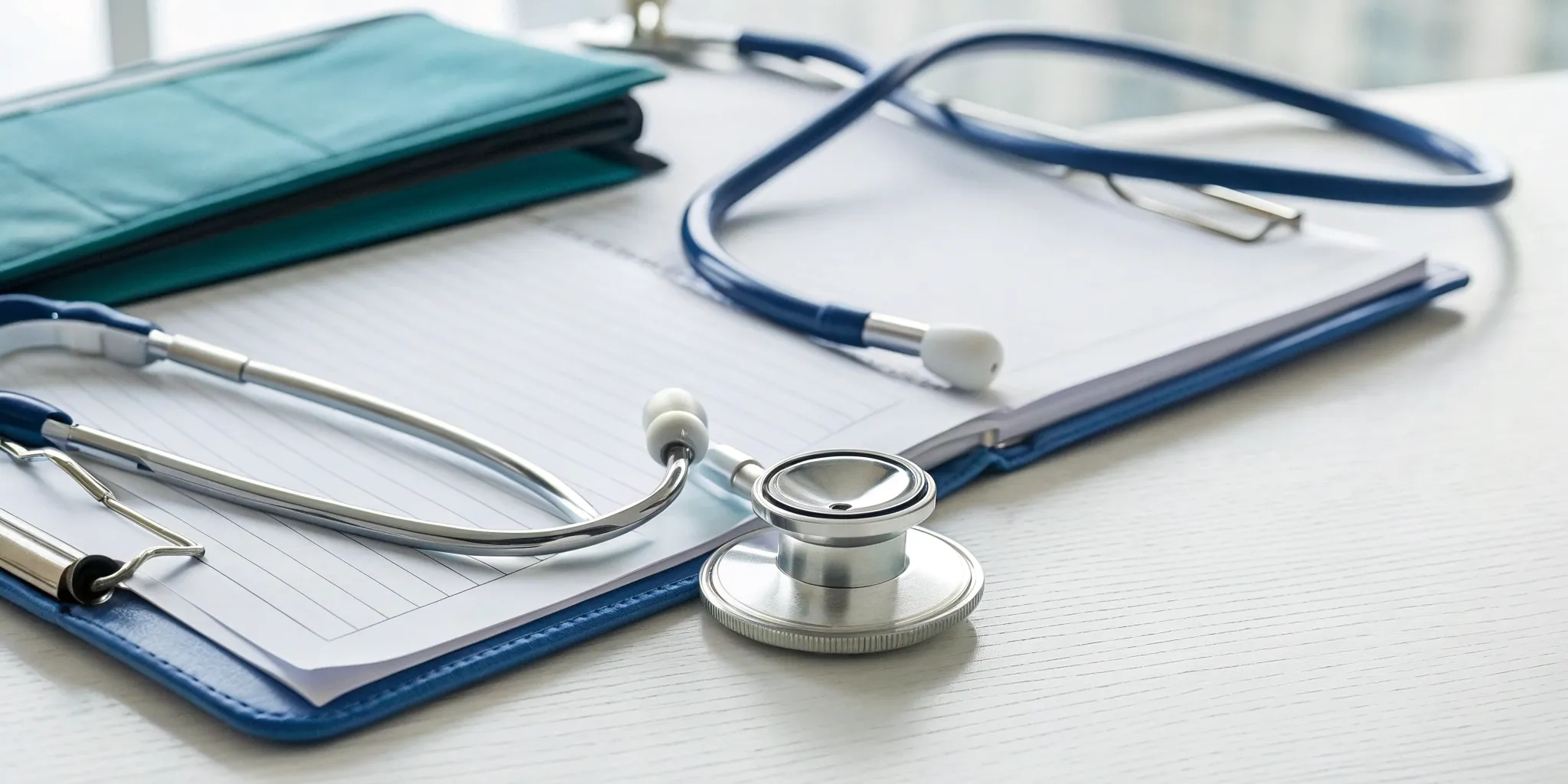 Stethoscope and medical chart showing Medicare coverage for lipidemia testing.