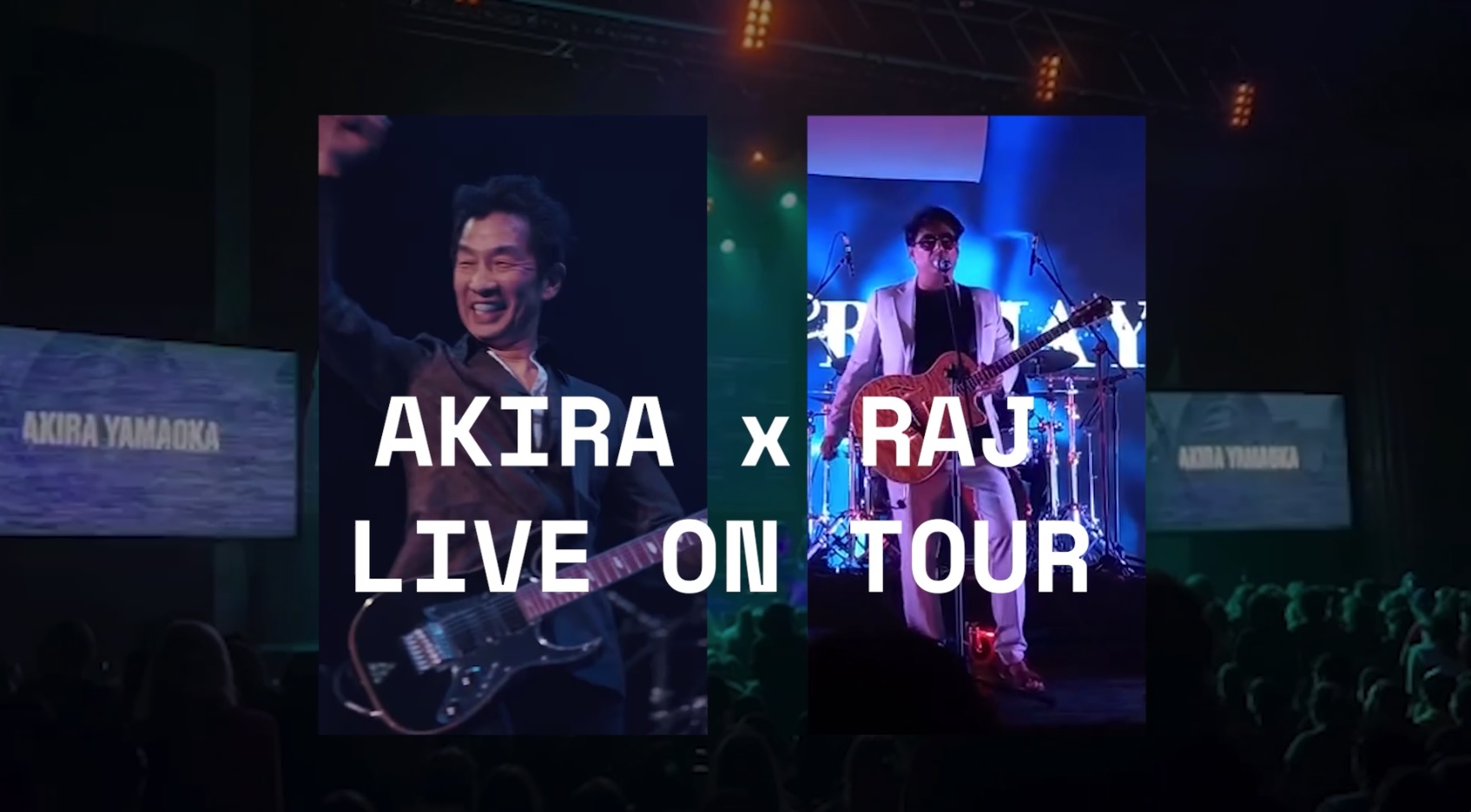 Akira Yamaoka & Raj Ramayya on stage
