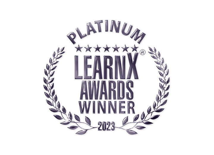 Platinum award badge