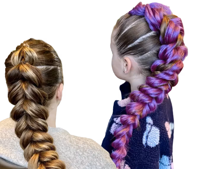 1 x Long Pulled Through Braid