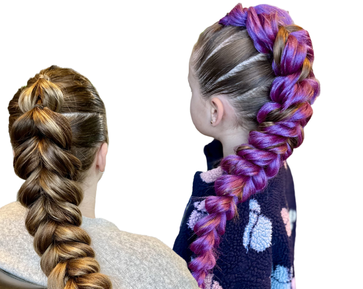 1 x Long Pulled Through Braid