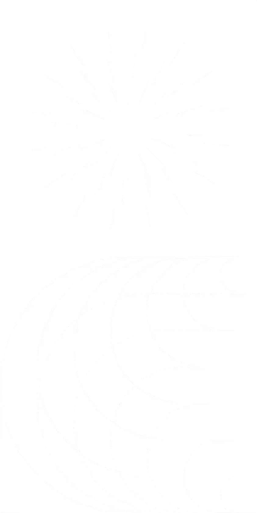Abstract geometric design with lines and curves on a black background, representing data flow and connection.