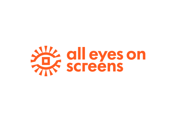 All eyes on screens logo
