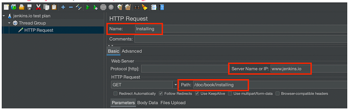 Add a Sampler (e.g., HTTP Request)
