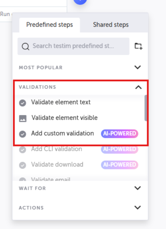 Add Validation Step