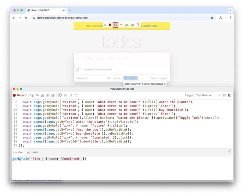 Live Locator Editing and Testing