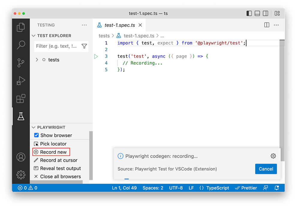 Integration with VS Code