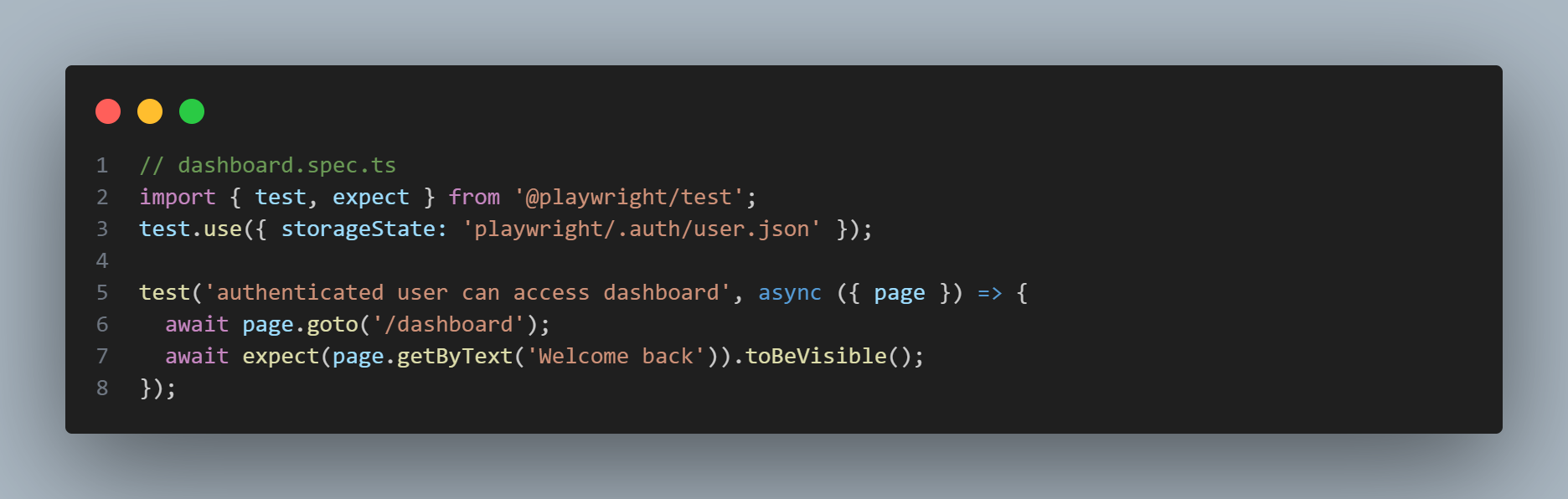 Authentication State Reuse