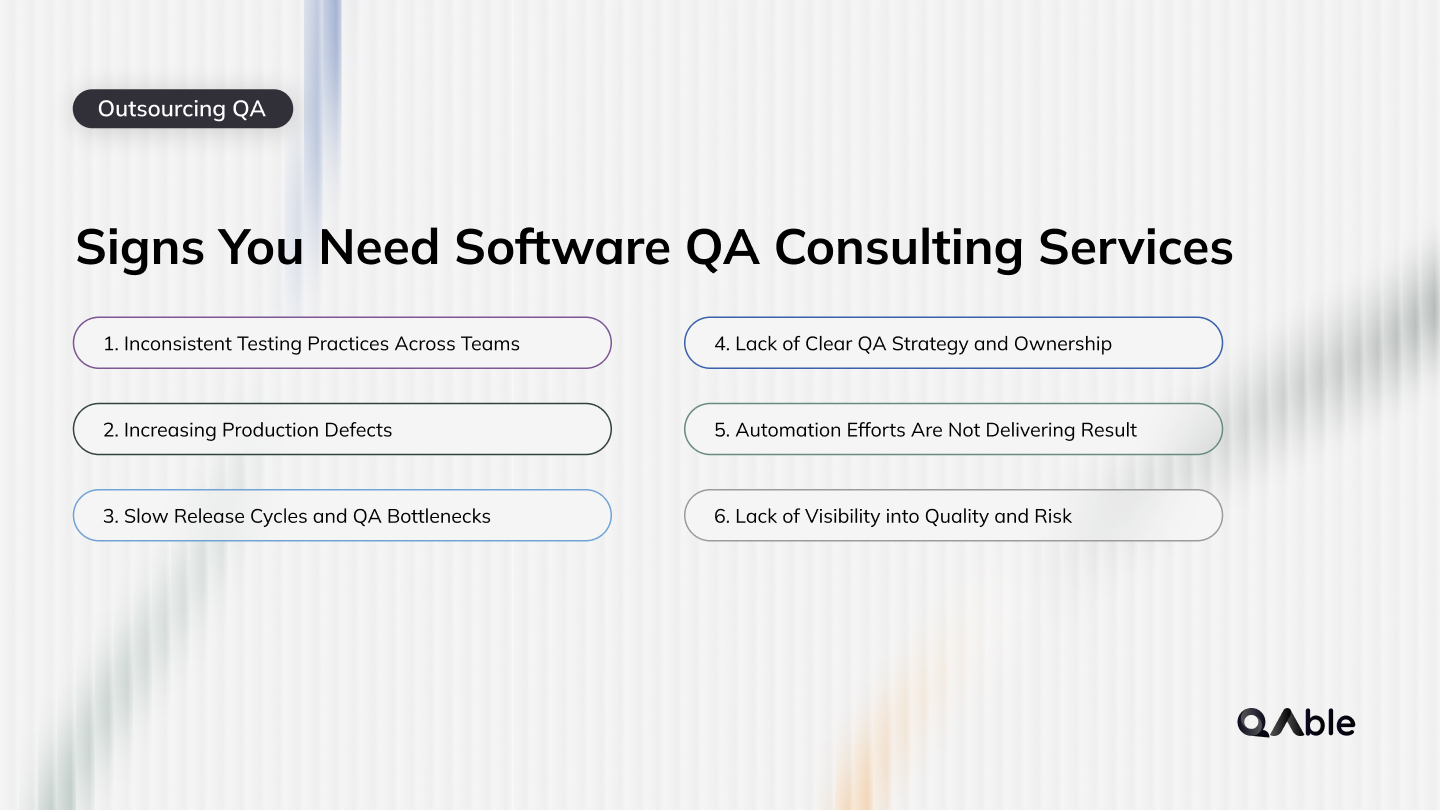 Signs you Need Software QA Consulting Services