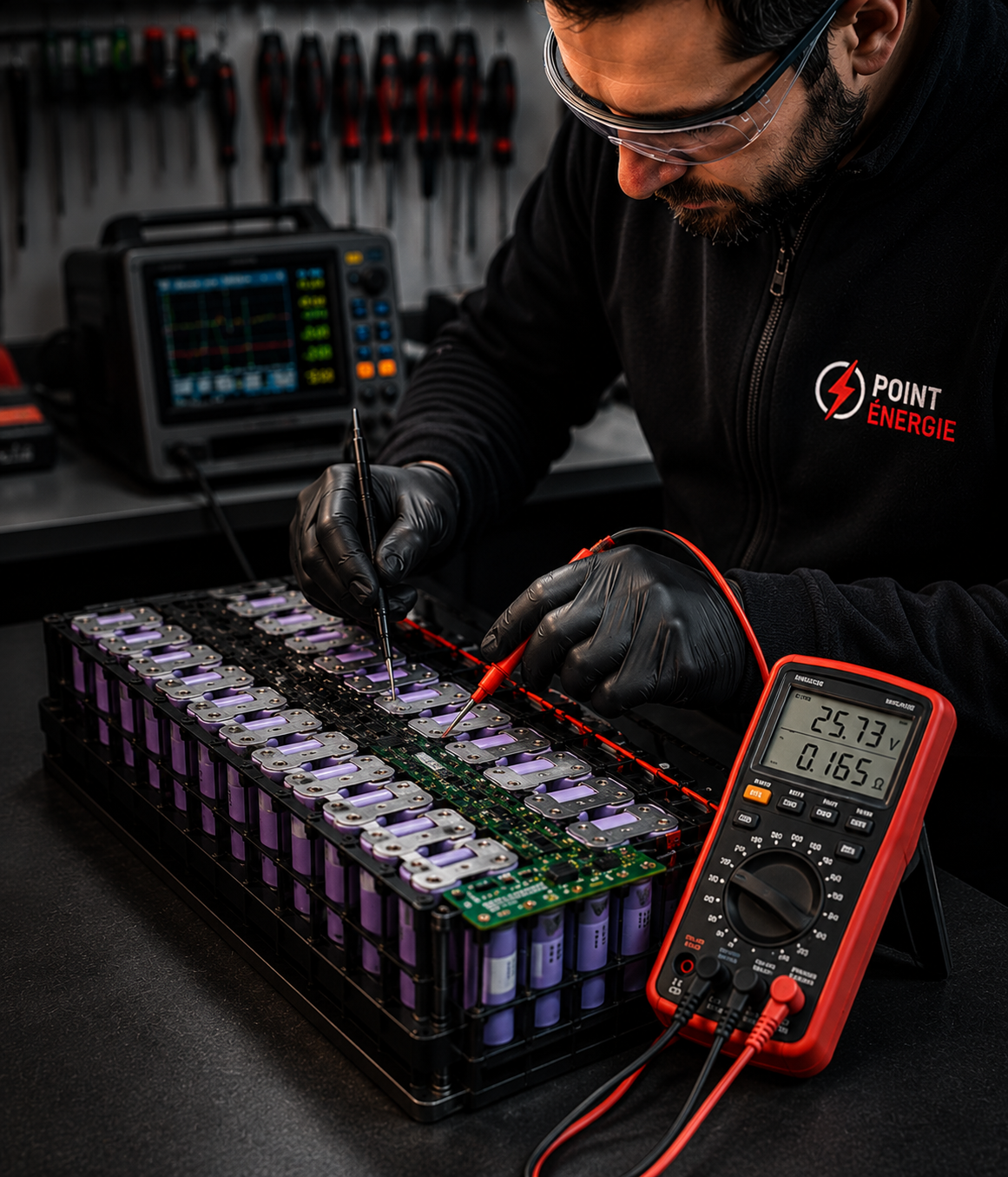 Tests et diagnostic de batteries - Point Energie Nice
