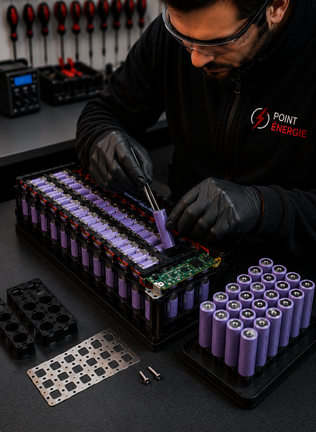 Reconditionnement de batteries lithium - Point Energie Nice