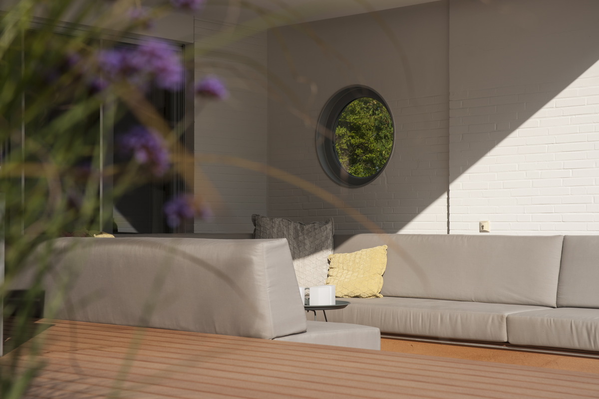 Terrassen und Außenanlagen Bungalow 70-er Jahre