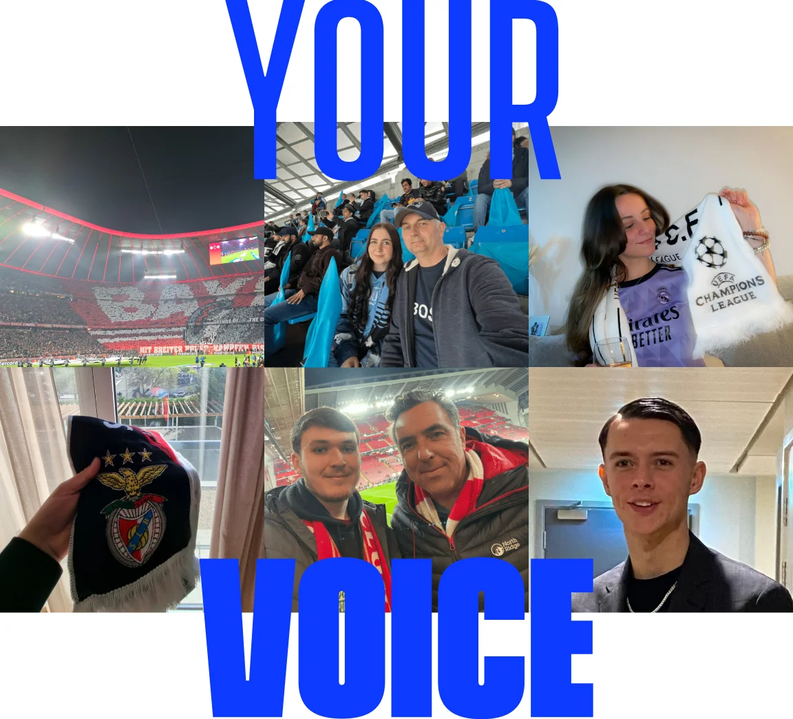 Fan reporters photo collage