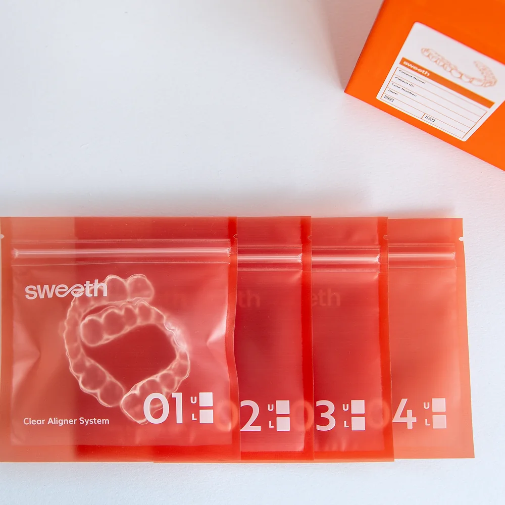 Pochettes numérotées pour aligneurs Sweeth