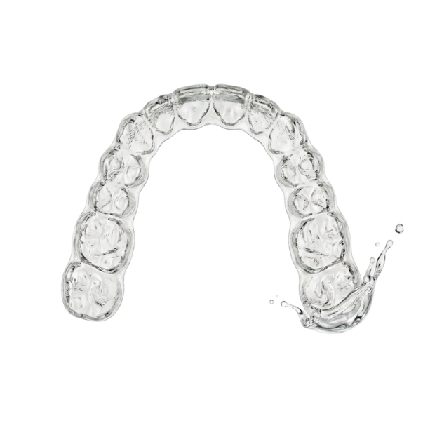 Transparent dental tray