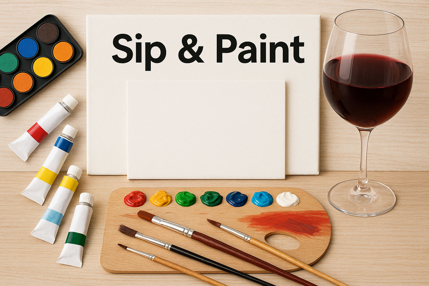 Velkommen til Sip & Paint 