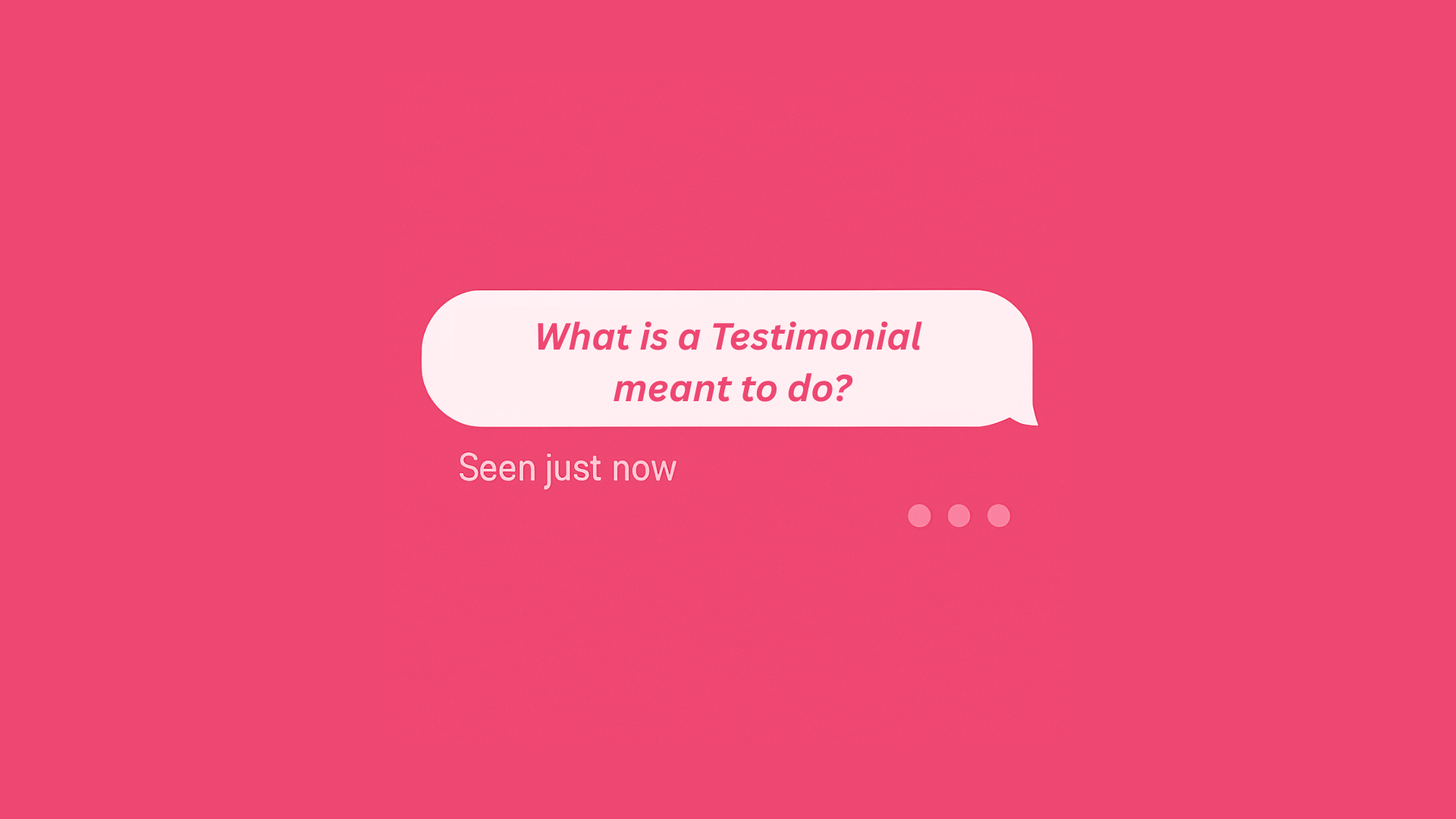 What Is a Testimonial Meant to Do? Unlocking the Power of Customer Stories