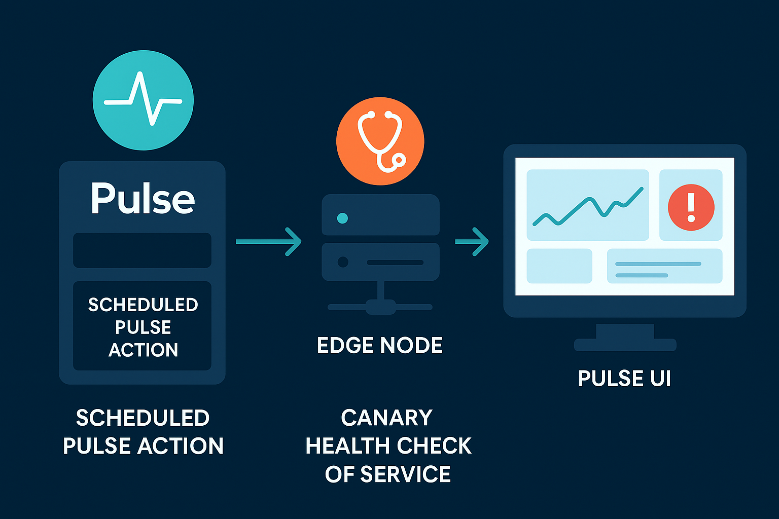 Canary health check of service