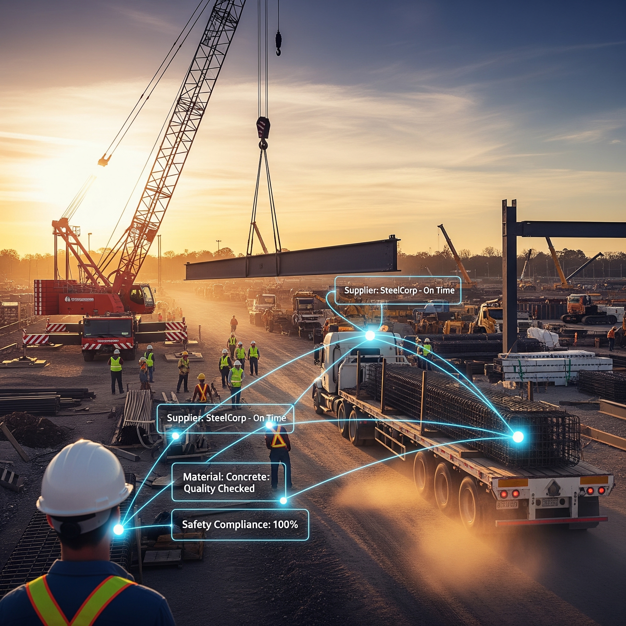 Gestión de proveedores en construcción