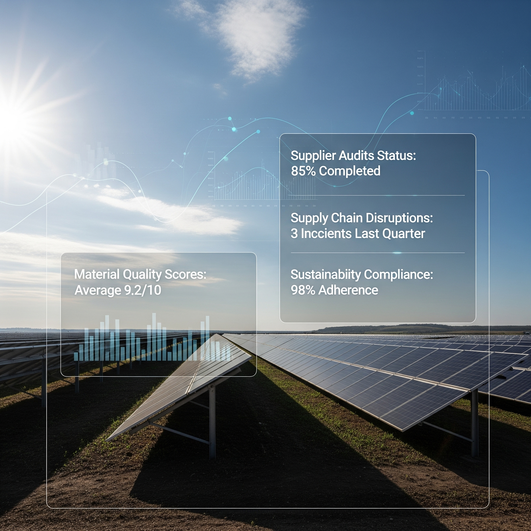 Gestión de riesgos de proveedores en energías renovables