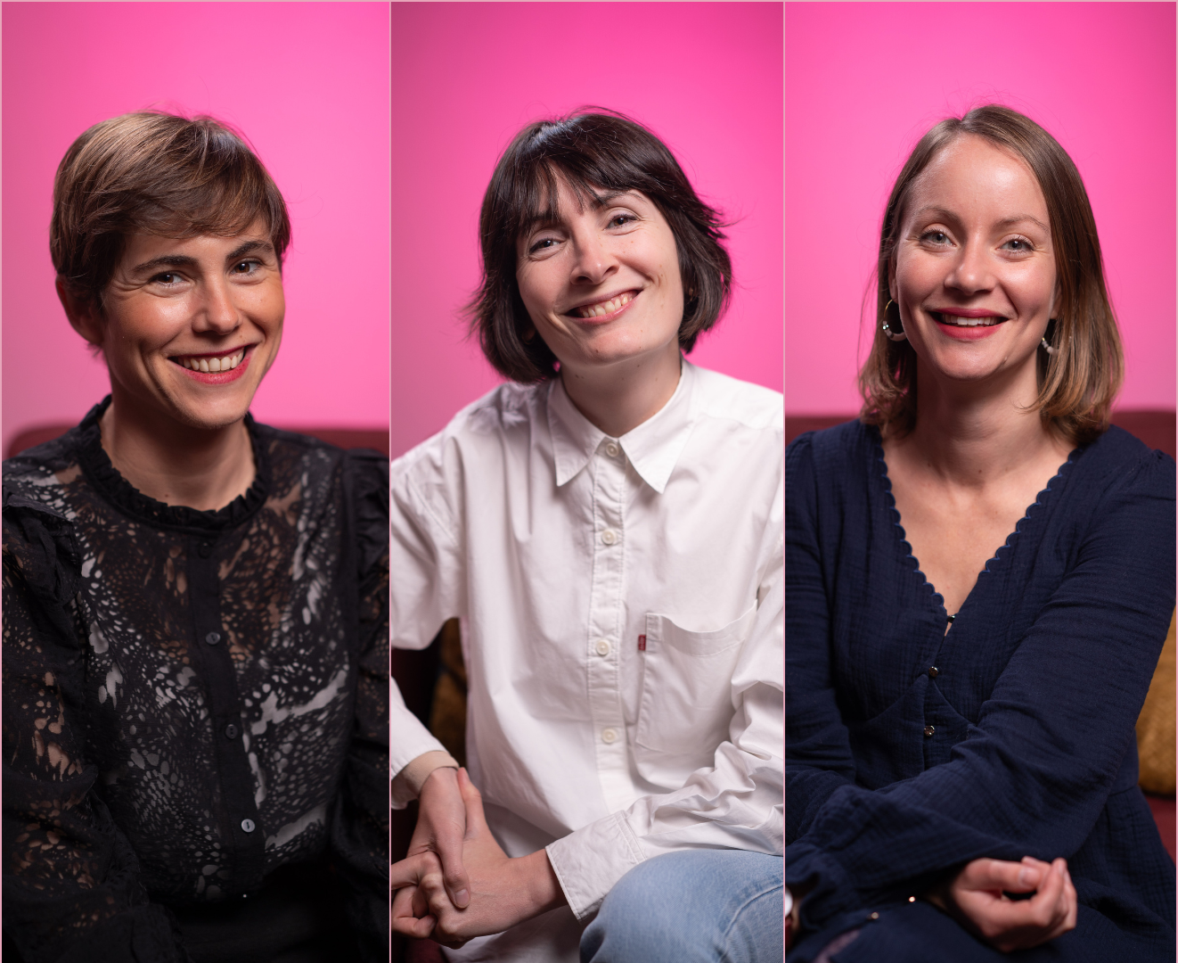 Chloé Bonnet, Hélène Antier et Maïa Alexaline, créatrices de Lyv Endo