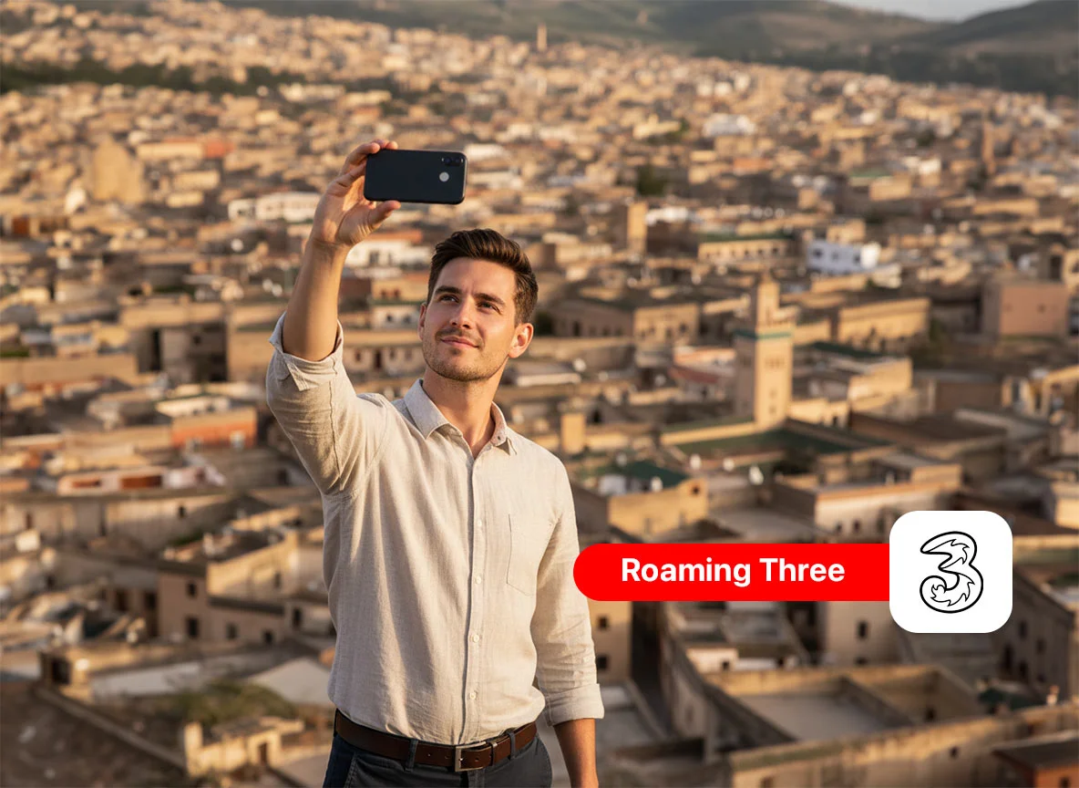 Three Roaming in Morocco: Plans, Pricing, and Alternatives