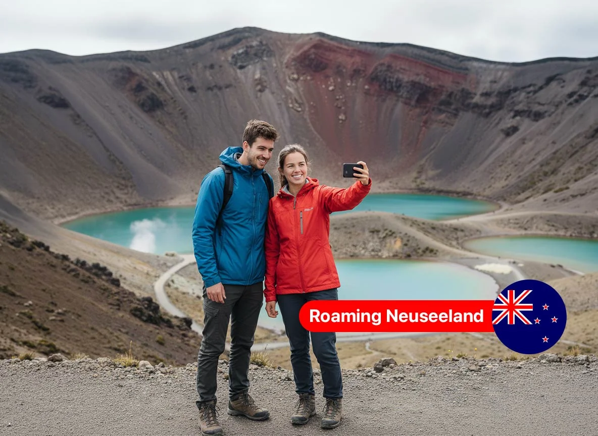 Roaming in Neuseeland: Gebühren, Optionen & clevere eSIM-Lösung