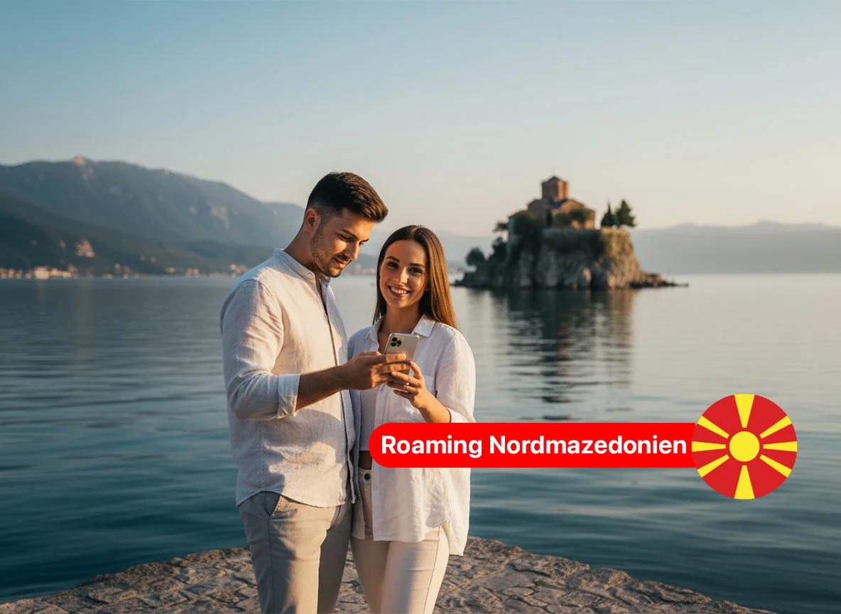 Roaming in Nordmazedonien: Was es kostet & wie du mit eSIM sparen kannst