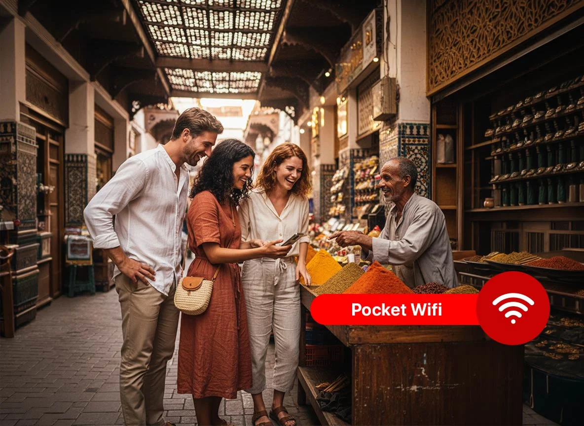 Pocket WiFi in Morocco: Maroc Telecom, Marrakech, and the Atlas