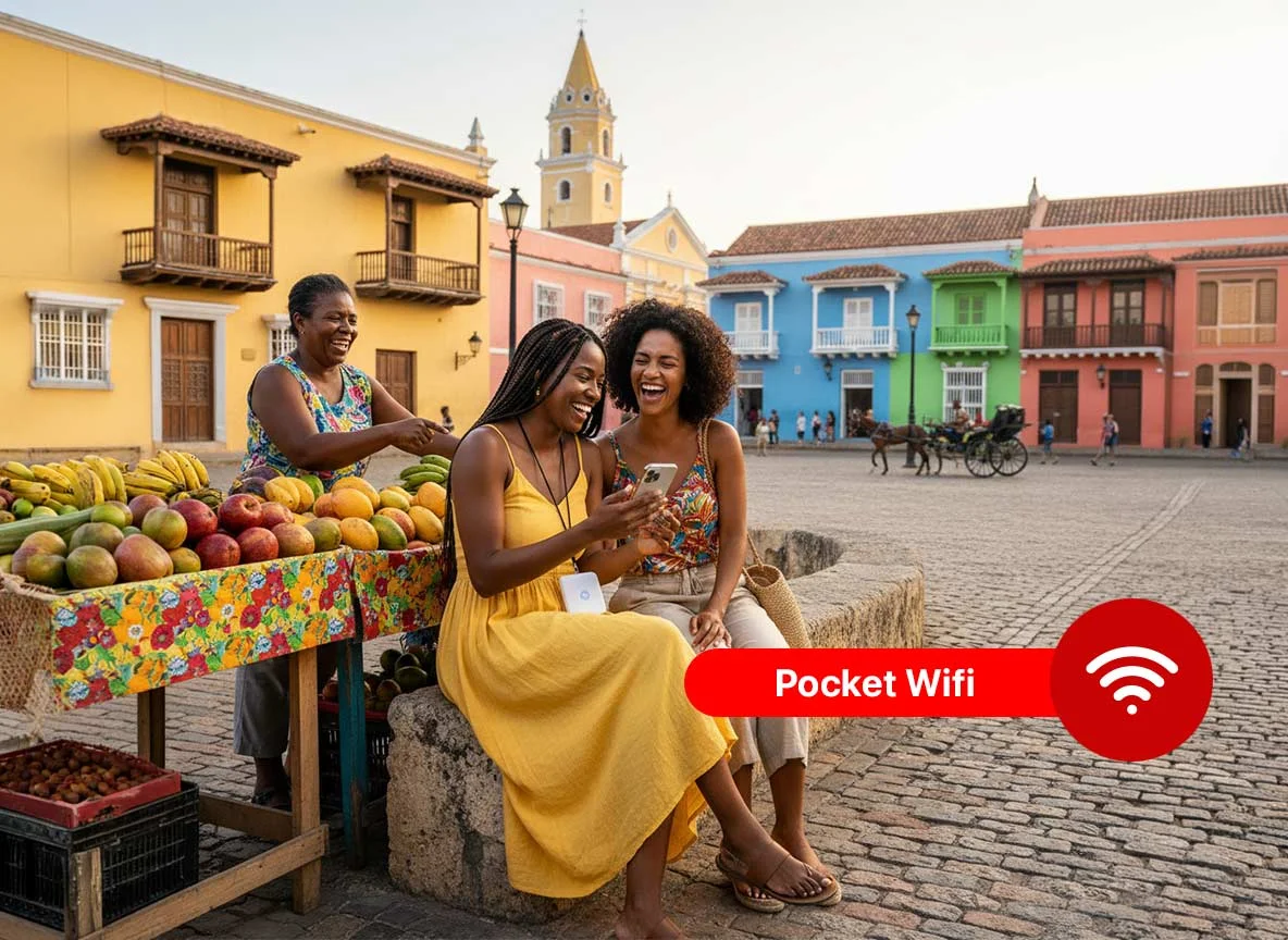 Pocket WiFi in Colombia: Claro, Cartagena, and the Andes Coverage
