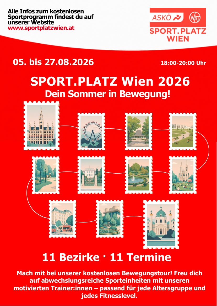 SPORT.PLATZ Wien 2026 Flyer