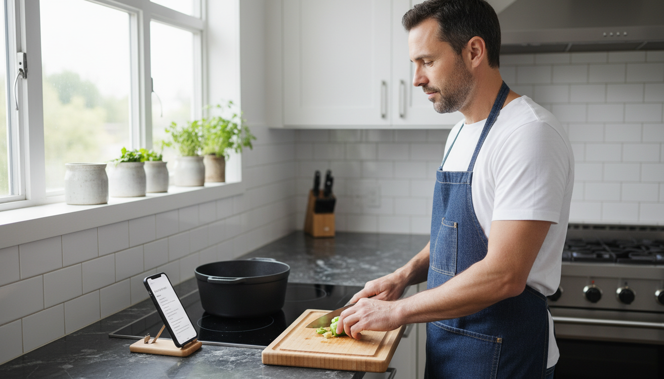 Cocina sin estrés: cómo convertir la IA en tu chef personal (aunque apenas sepas hervir agua)
