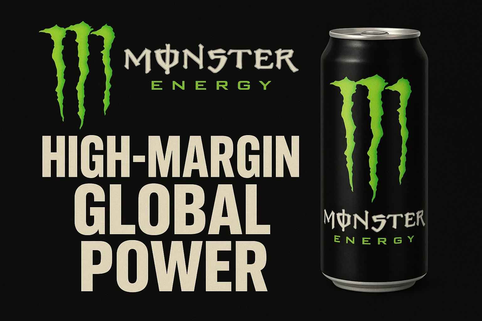 Monster Beverage: How the Energy-Drink Giant Built a High-Margin, Globally Dominant Empire