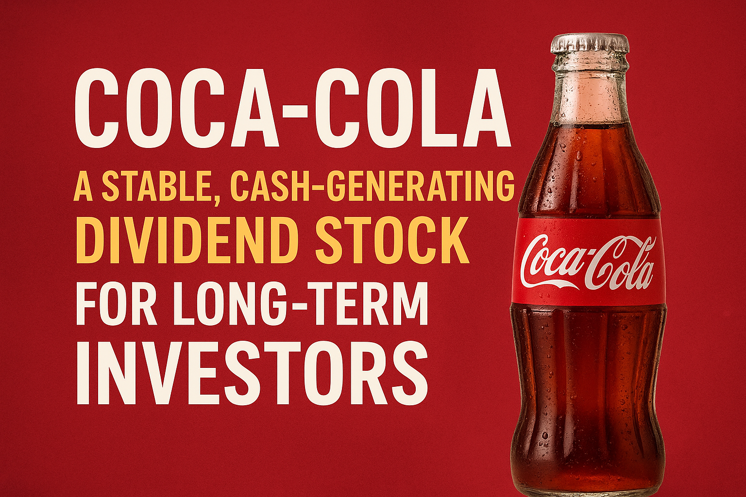 Coca‑Cola: A Stable, Cash-Generating Dividend Stock for Long-Term Investors