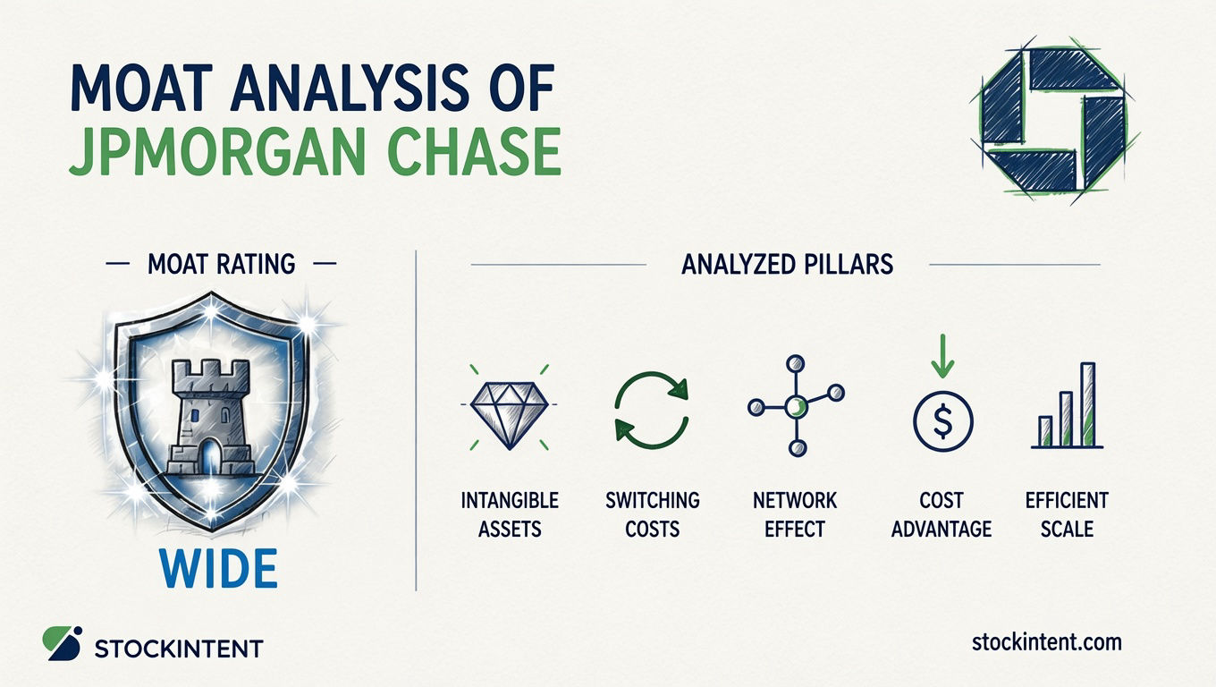 JPMorgan Chase Economic Moat Analysis: Rating, Trend & Competitive Advantages